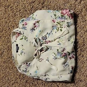 Flowy floral shirt